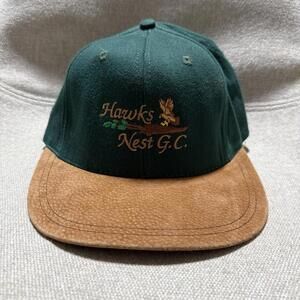 Vintage Kemper Hawks Nest Golf Cap Adjustable USA Made Men’s